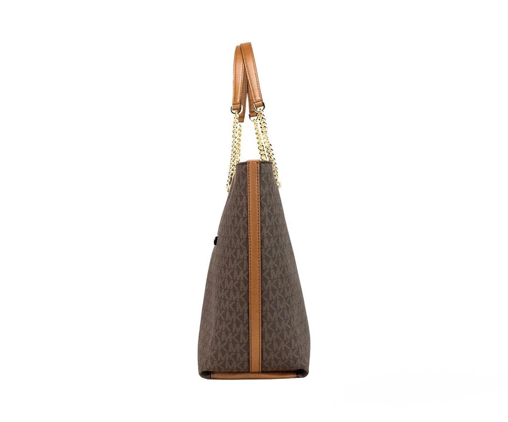 商品[二手商品] Michael Kors|Michael Kors Jet Set Medium  Signature PVC Front Zip Chain Tote Bag Women's Purse,价格¥2507,第2张图片详细描述