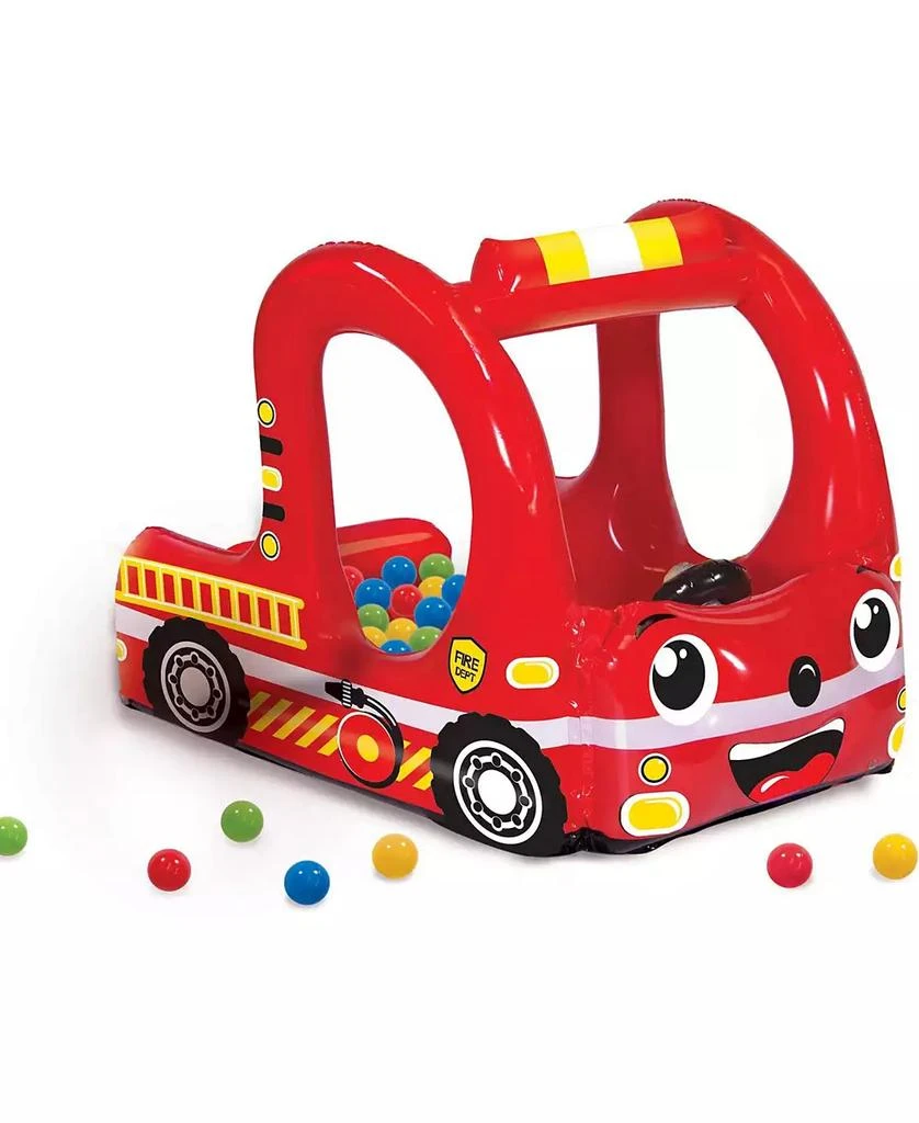 商品Redbox|Banzai Rescue Fire Truck Play Center Inflatable Ball Pit -Includes 20 Balls,价格¥225,第1张图片