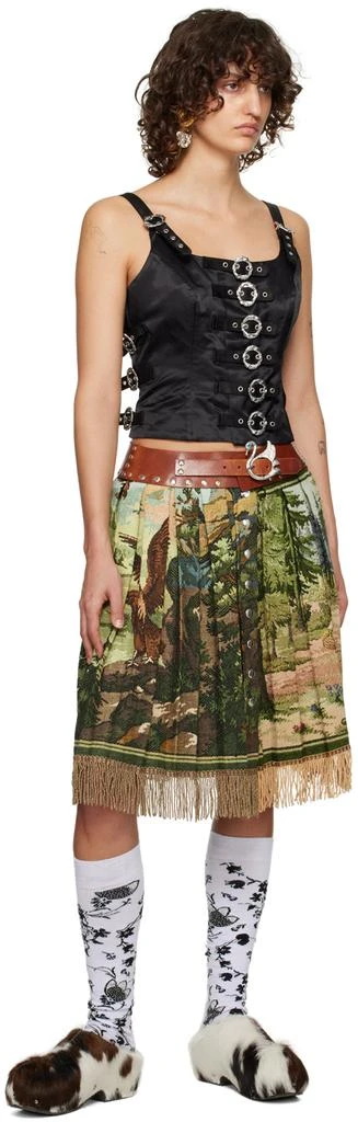 商品CHOPOVA LOWENA|Multicolor Stag Tapestry Midi Skirt,价格¥5561,第4张图片详细描述