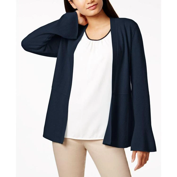 商品Charter Club|小码 Cashmere Peplum Open-Front Cardigan, Created for Macy's,价格¥449,第1张图片