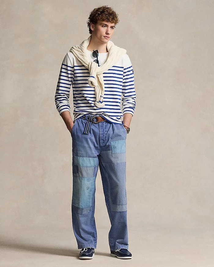 商品Ralph Lauren|Relaxed Fit Distressed Pants,价格¥660,第2张图片详细描述