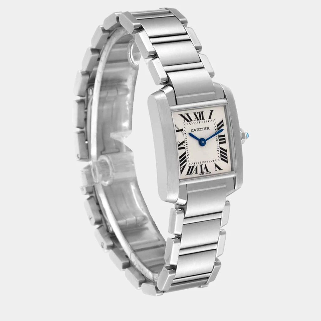 Cartier Tank Francaise Small Silver Dial Steel Ladies Watch W51008Q3 商品