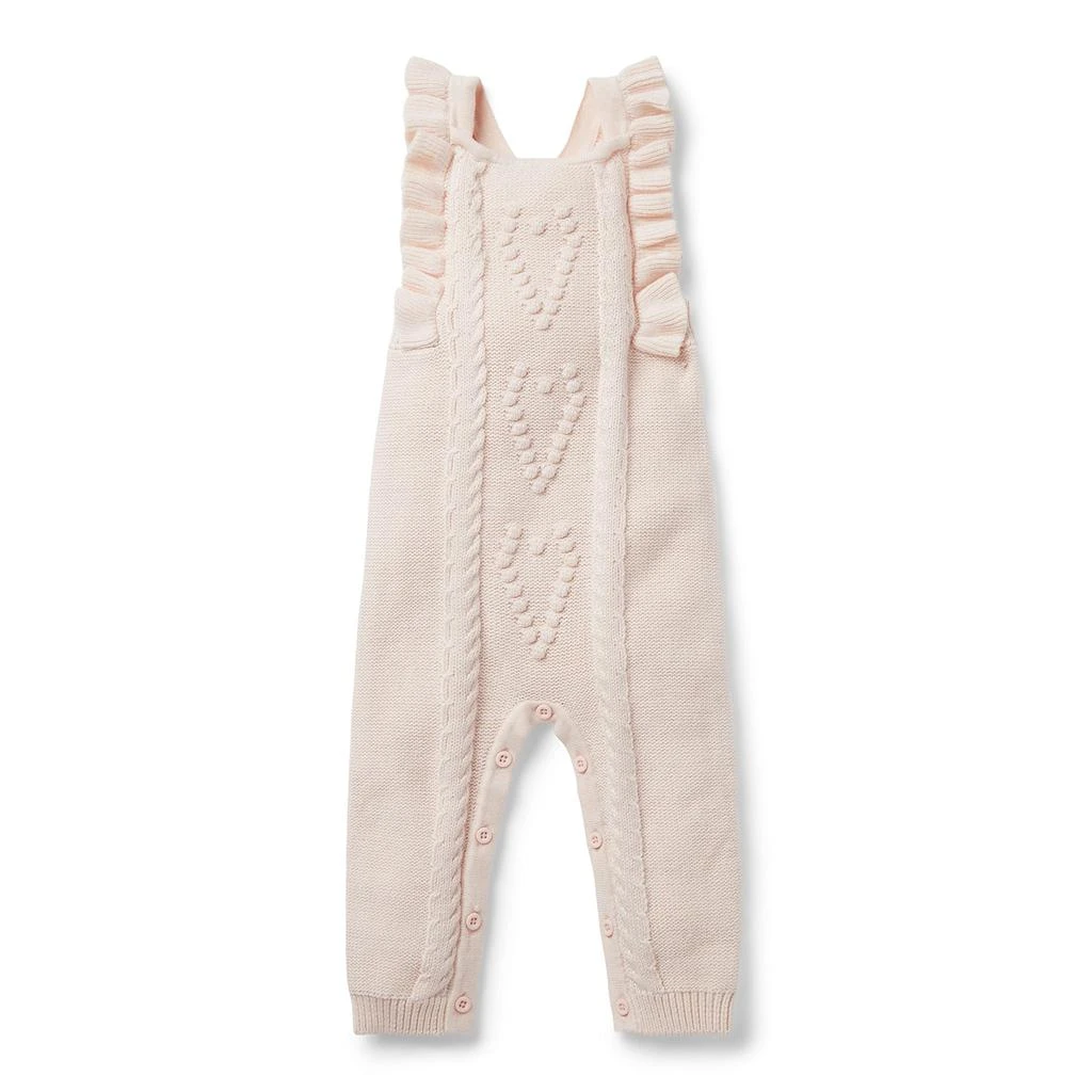 商品Janie and Jack|Heart Ruffle Sweater Overalls (Infant),价格¥538,第1张图片