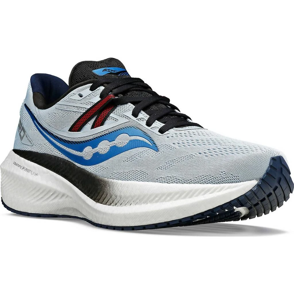 商品Saucony|Men's Triumph 20 Running Shoes - Medium Width In Vapor/black,价格¥1027,第2张图片详细描述