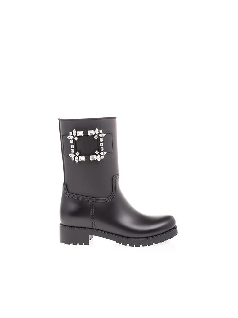 商品Roger Vivier|Roger vivier women's black pvc ankle boots,价格¥7377,第1张图片