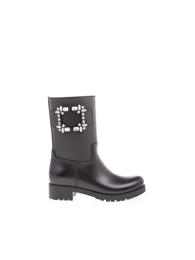 商品Roger Vivier|Roger Vivier Women's  Black Pvc Ankle Boots,价格¥7291,第1张图片