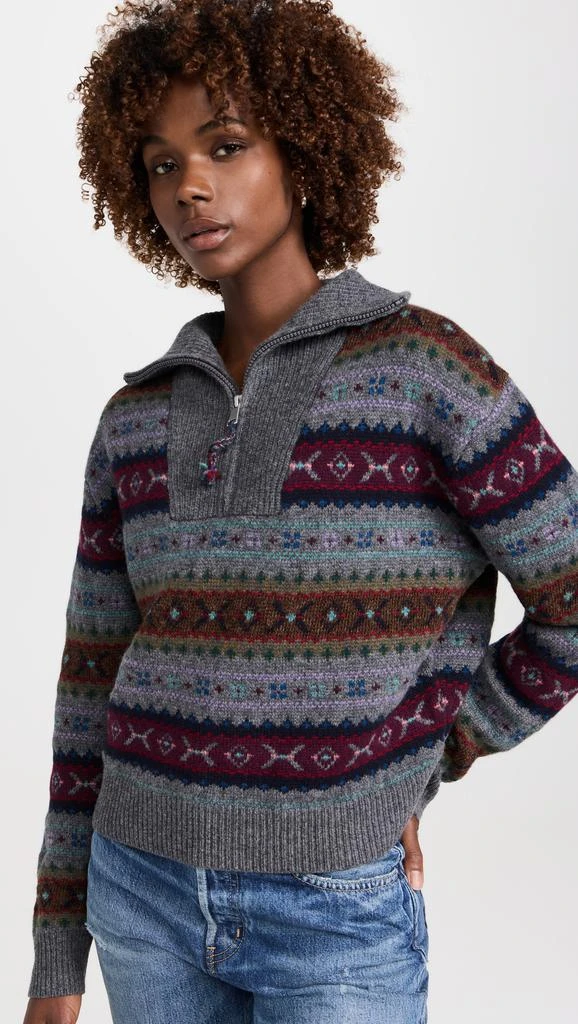 商品Ralph Lauren|Fair Isle Half Zip Pullover,价格¥3780,第1张图片