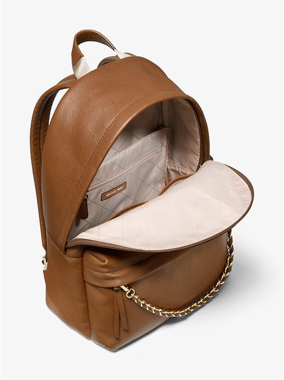 Slater Large Pebbled Leather Backpack商品第2张图片规格展示