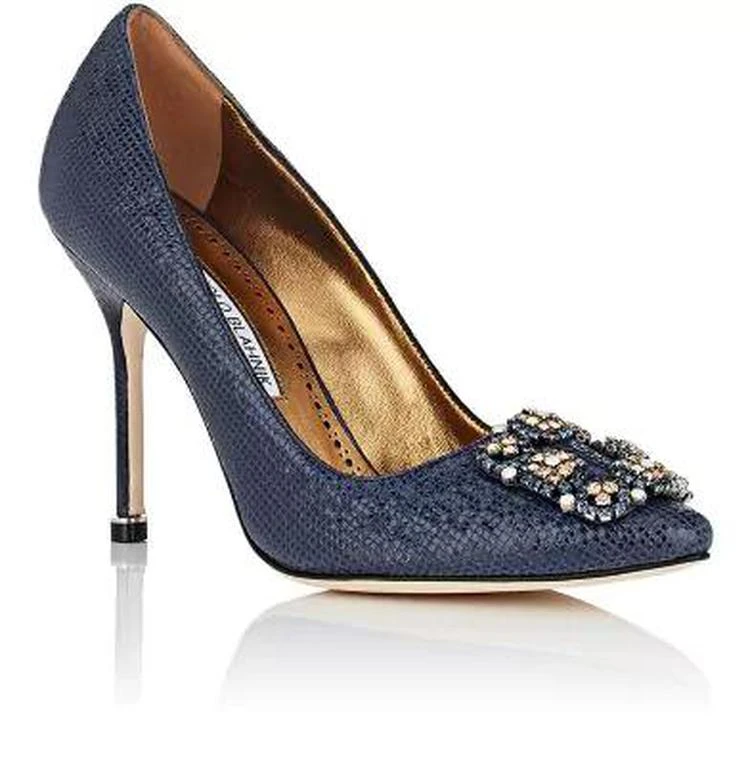 商品Manolo Blahnik|钻扣高跟鞋,价格¥4603,第2张图片详细描述