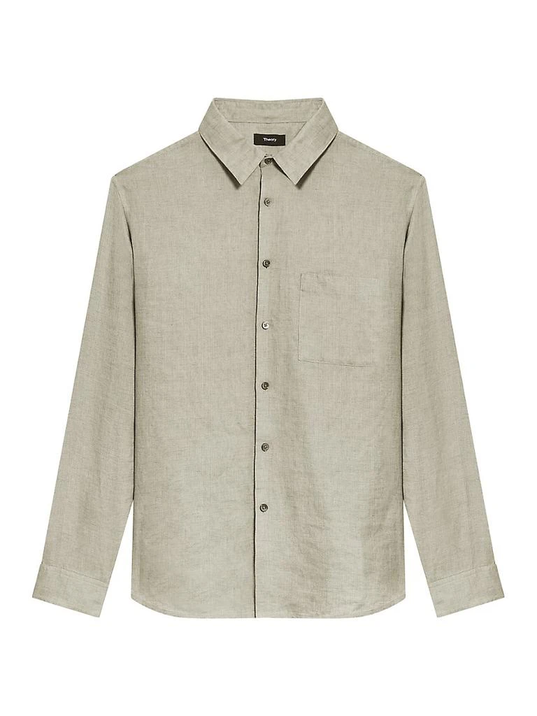 商品Theory|Irving Linen Shirt,价格¥624,第1张图片