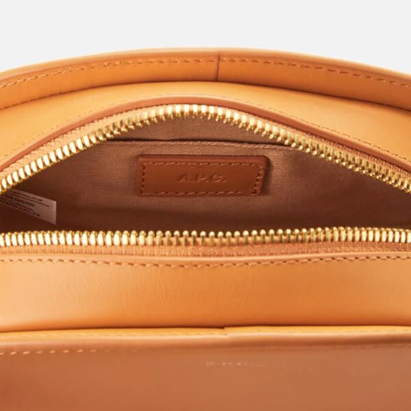 商品A.P.C.|A.P.C. Women's Mini Demi-Lune Cross Body Bag - Yellow,价格¥1628,第5张图片详细描述