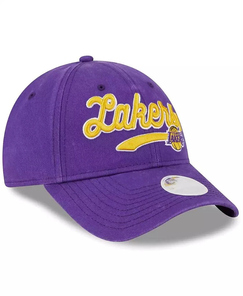 商品New Era|Women's Purple Los Angeles Lakers Cheer Tailsweep 9FORTY Adjustable Hat,价格¥225,第3张图片详细描述