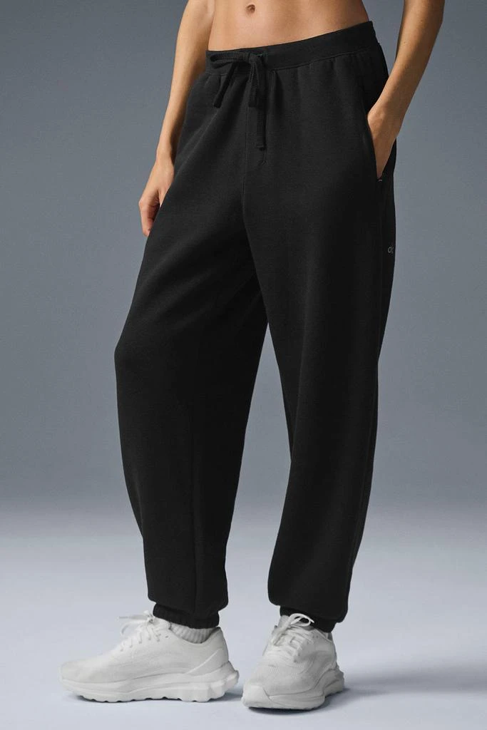 商品Alo|Triumph Restore Sweatpant - Black,价格¥735,第1张图片