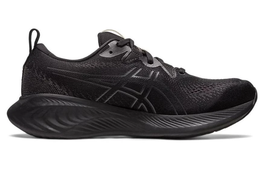 商品[国内直发] Asics|Gel-Cumulus 25 反光 织物透气 低帮跑步鞋 男款 黑色,价格¥859,第3张图片详细描述