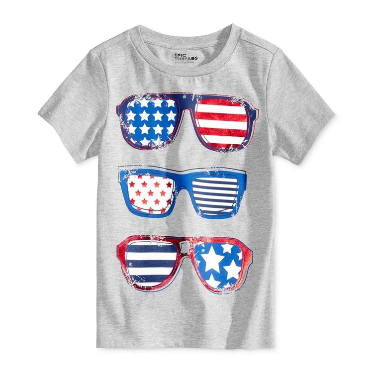 商品Epic Threads|幼童/小童Graphic-Print T-Shirt, Toddler & Little Boys (2T-7), Only At Macy's,价格¥53,第1张图片