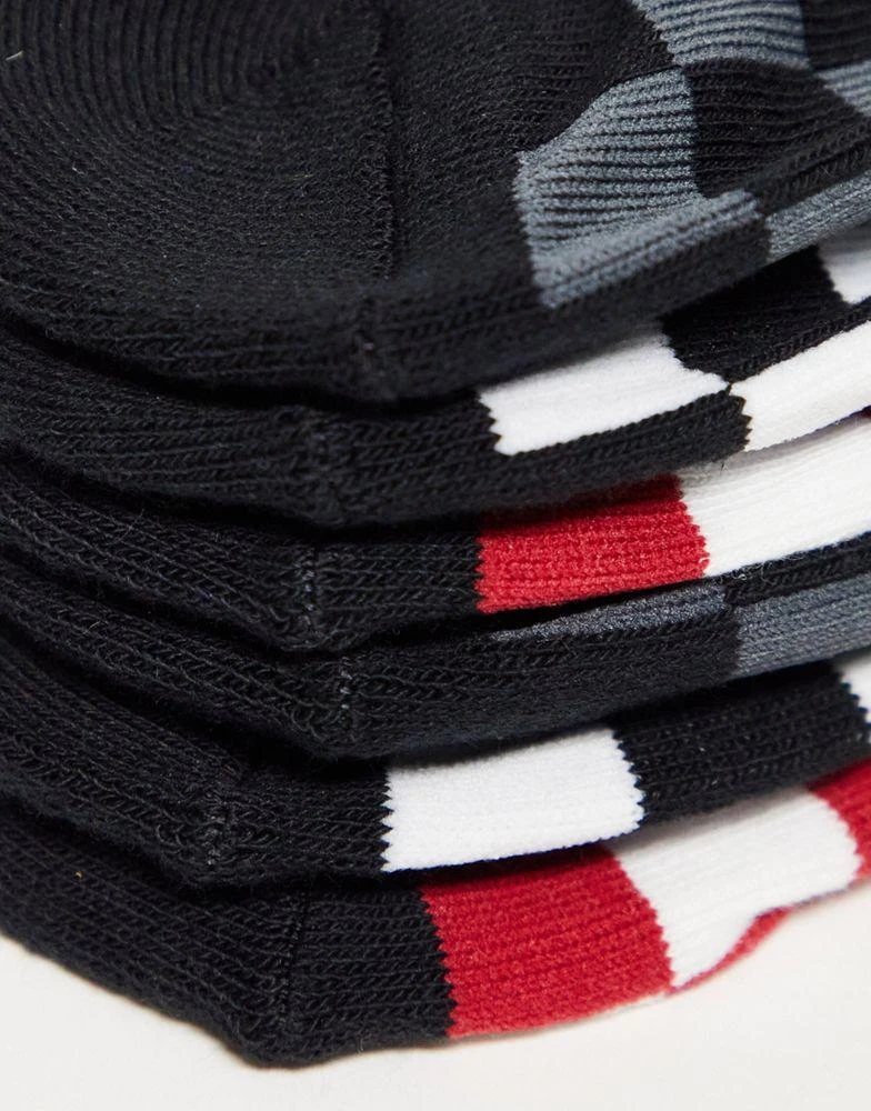 商品Vans|Vans Classic Super no show 3-pack checkerboard socks in multi,价格¥101,第3张图片详细描述