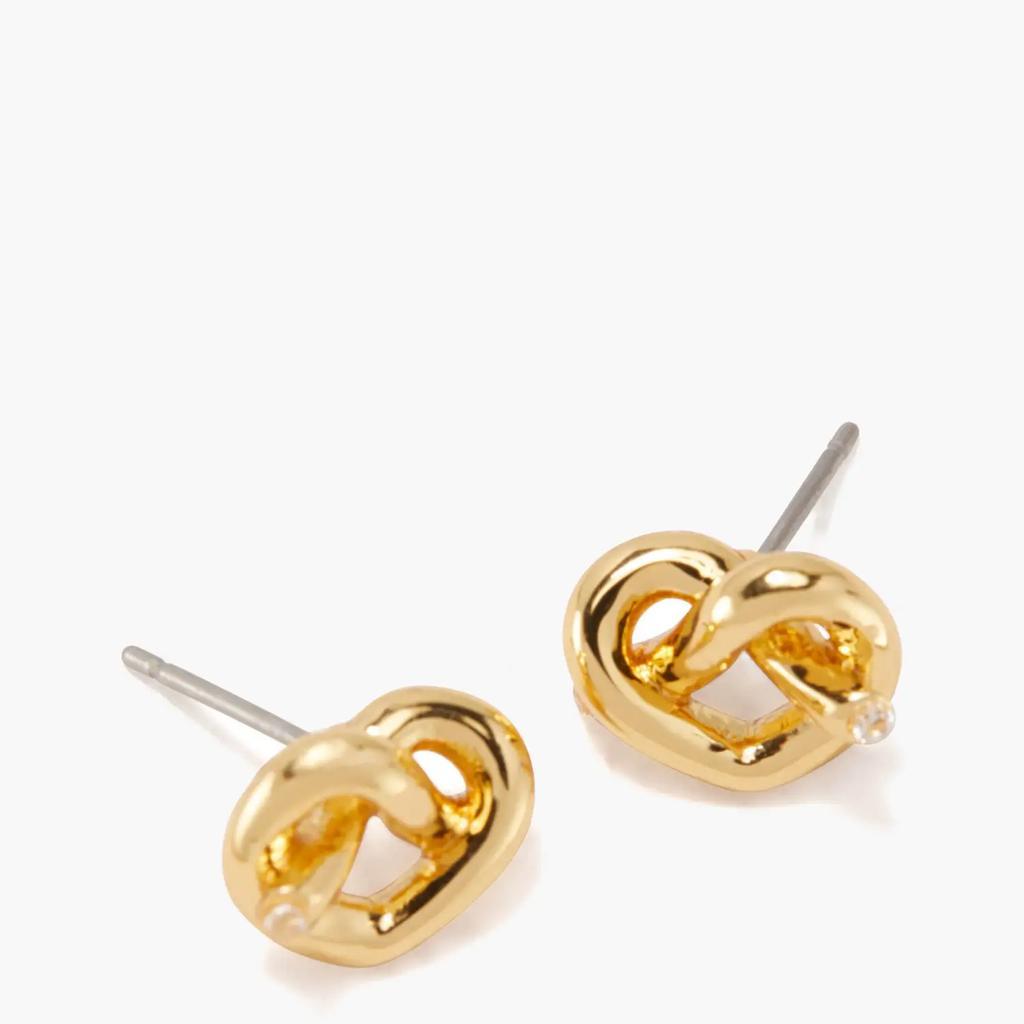 商品Kate Spade|Kate Spade New York Women's Loves Me Knot Studs - Gold,价格¥439,第1张图片