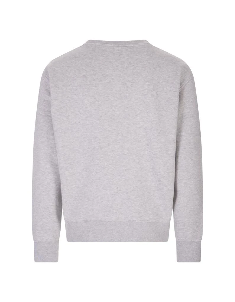 商品Autry|Autry Man Melange Grey Sweatshirt With Logo,价格¥1038,第2张图片详细描述