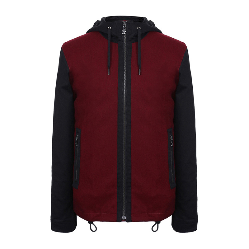 商品[国内直发] Versace|VERSACE JEANS  男士羊毛聚酯纖維紅色夹克 C1GMA904-5384-Y1S,价格¥2246,第1张图片