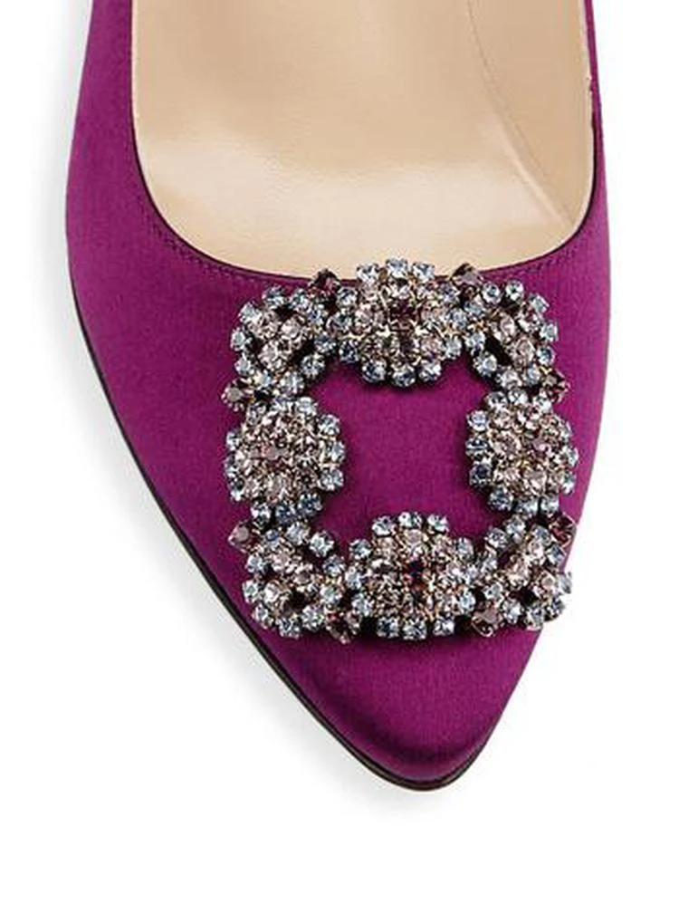 商品Manolo Blahnik|彩钻扣中跟鞋,价格¥5325,第3张图片详细描述