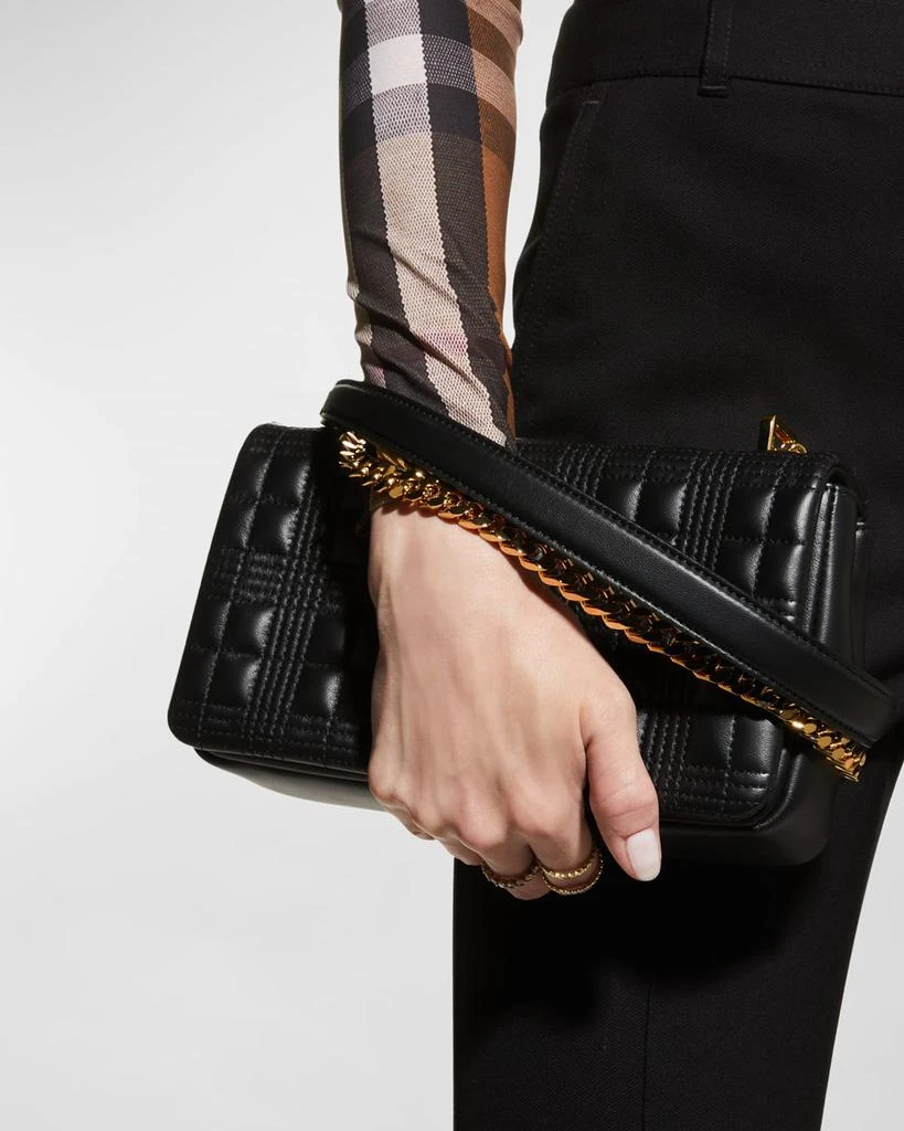 商品Burberry|Small TB Soft Crossbody Bag, Black,价格¥16786,第3张图片详细描述