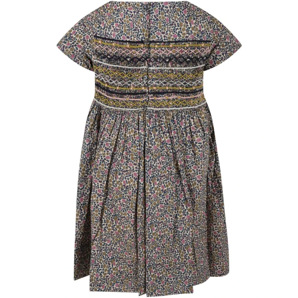 商品Bonpoint|Bonpoint Multicolor Dress For Girl With Flowers,价格¥2623,第2张图片详细描述
