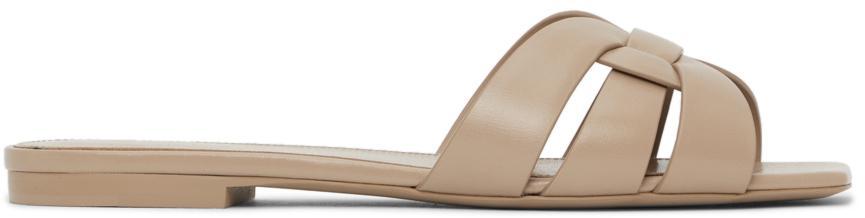 商品Yves Saint Laurent|驼色 Tribute 05 凉鞋,价格¥5414,第1张图片