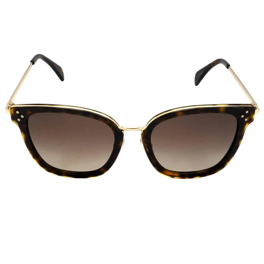 商品Celine|Celine Grey Gradient Square Ladies Sunglasses CL40035F 52K 54,价格¥1199,第1张图片