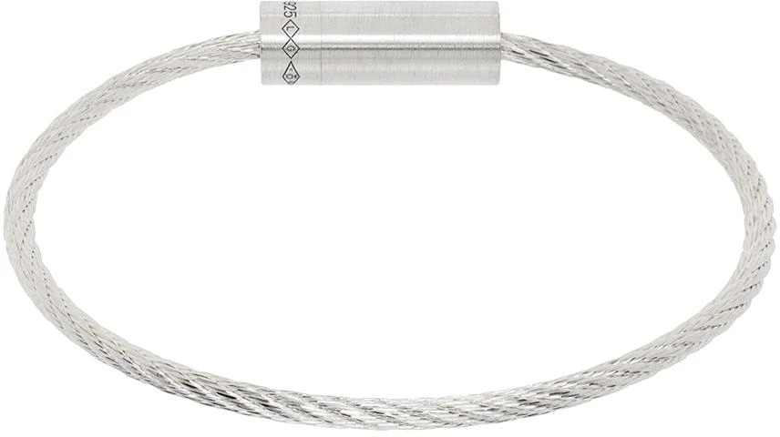 商品Le Gramme|Silver 'Le 9g' Cable Bracelet,价格¥3126,第2张图片详细描述