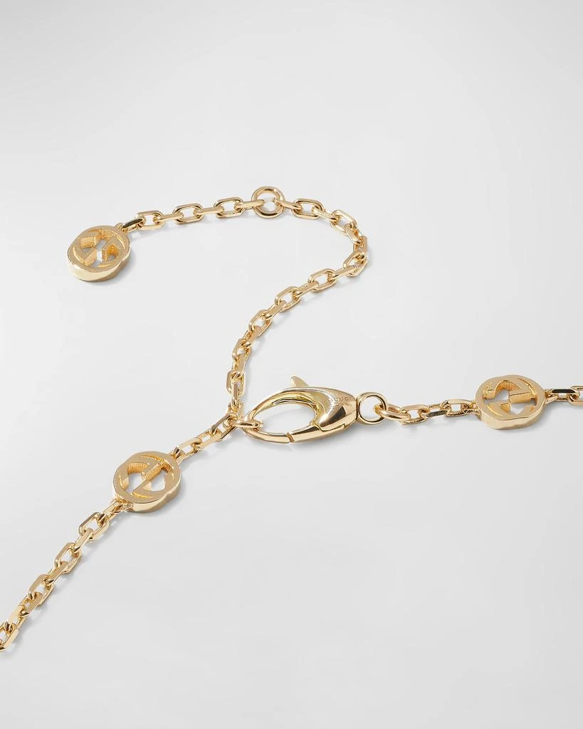 商品Gucci|Interlocking G 18k Gold Chain Necklace,价格¥16396,第5张图片详细描述