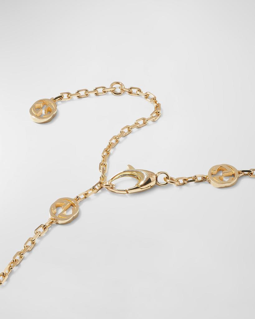 商品Gucci|Interlocking G 18k Gold Chain Necklace,价格¥13281,第6张图片详细描述