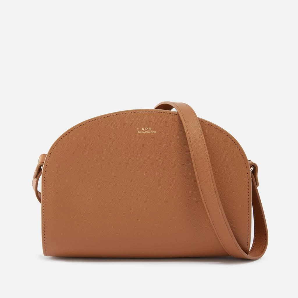 商品A.P.C.|A.P.C. Demi-Lune Leather Shoulder Bag,价格¥2477,第1张图片
