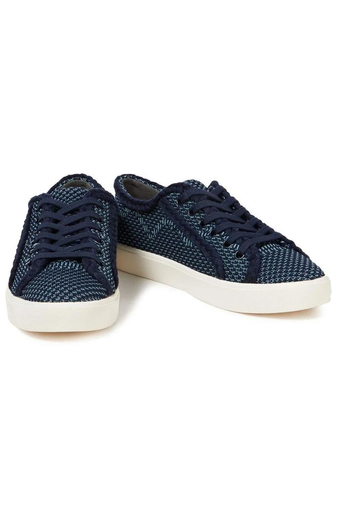 商品Sam Edelman|Elena braid-trimmed knitted sneakers,价格¥150,第2张图片详细描述