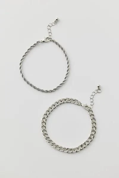 商品Urban Outfitters|Essential Chain Bracelet Set,价格¥114,第2张图片详细描述