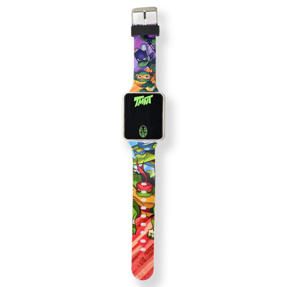 Teenage Mutant Ninja Turtles Kid's Touch Screen Black Silicone Strap LED Watch, 36mm x 33 mm商品第3张图片规格展示