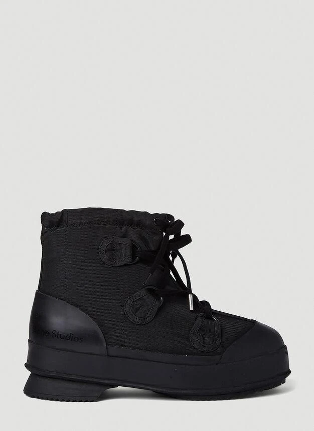 商品Acne Studios|Lace Up Boots in Black,价格¥2444,第1张图片