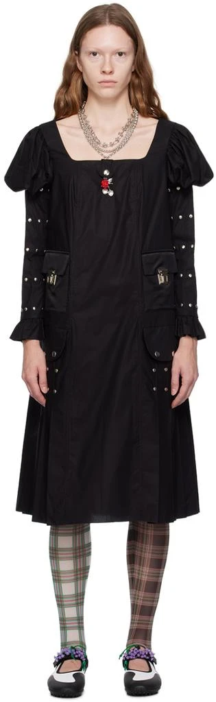 商品CHOPOVA LOWENA|Black Blaze Midi Dress,价格¥4562,第1张图片