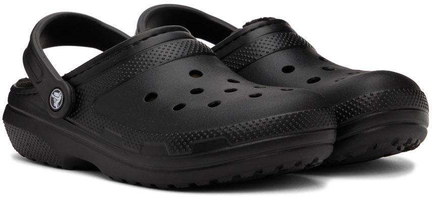 商品Crocs|Black Classic Lined Clogs,价格¥286,第6张图片详细描述