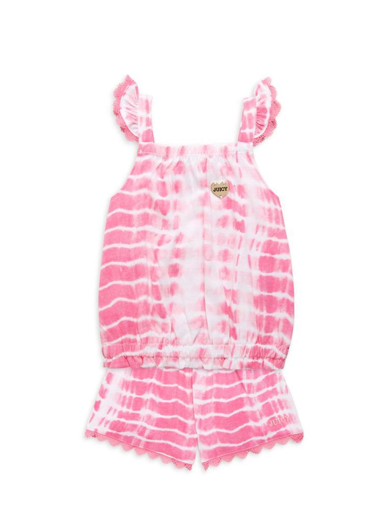 商品Juicy Couture|Little Girl’s 2-Piece Tie Dye Tank Top & Shorts Set,价格¥147,第1张图片