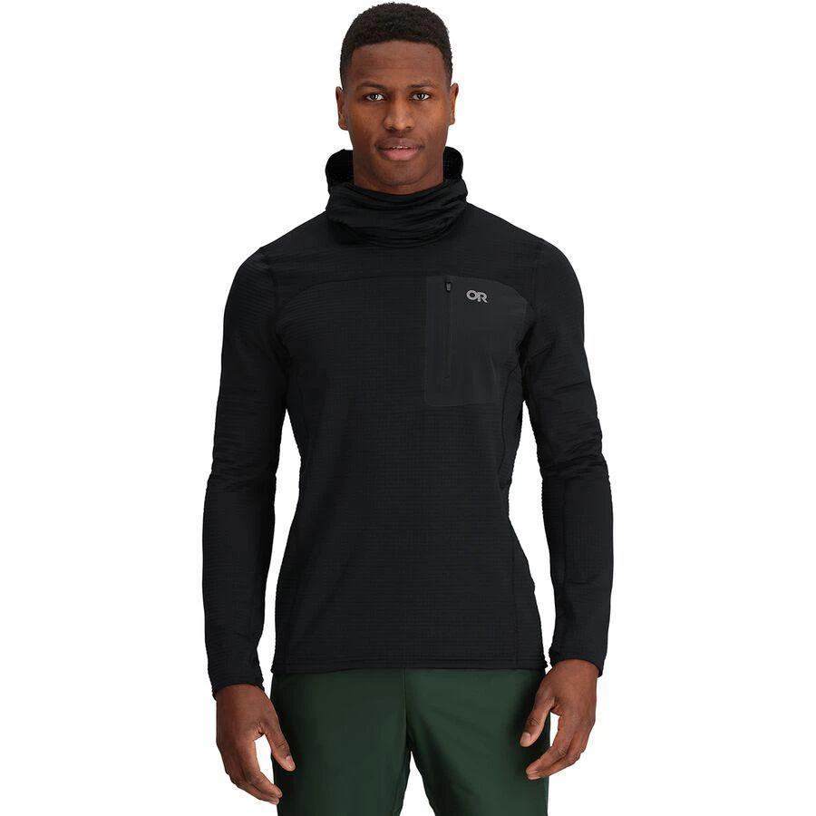 商品Outdoor Research|Vigor Grid Fleece Pullover Hoodie - Men's,价格¥451,第1张图片