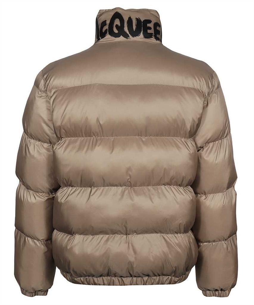 Alexander McQueen GRAFFITI-PRINT PUFFER Jacket商品第2张图片规格展示