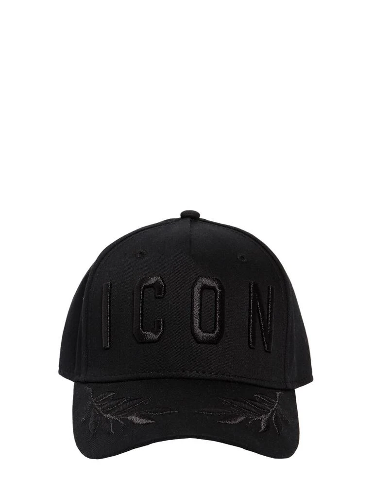 商品DSQUARED2|Icon Cotton Canvas Baseball Hat,价格¥918,第5张图片详细描述