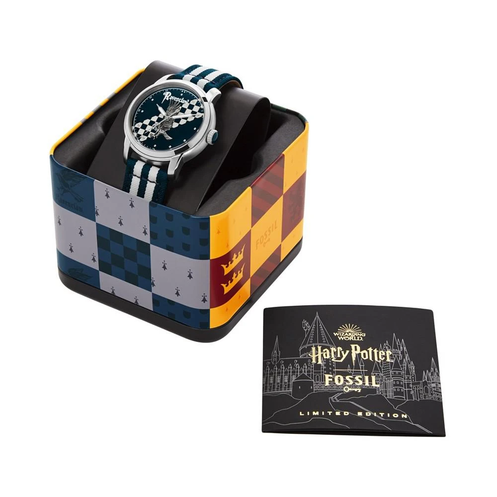 Unisex Limited Edition Harry Potter Ravenclaw Blue White Nylon Strap Watch, 40mm 商品