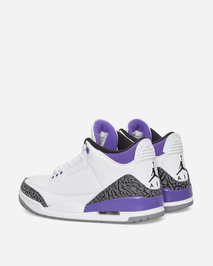 商品Jordan|Air Jordan 3 Retro Sneakers Dark Iris,价格¥1615,第4张图片详细描述