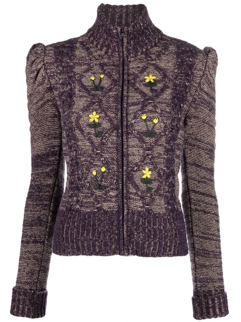 商品CORMIO|Cormio Emma Floral Embroidered Cardigan,价格¥4628,第1张图片