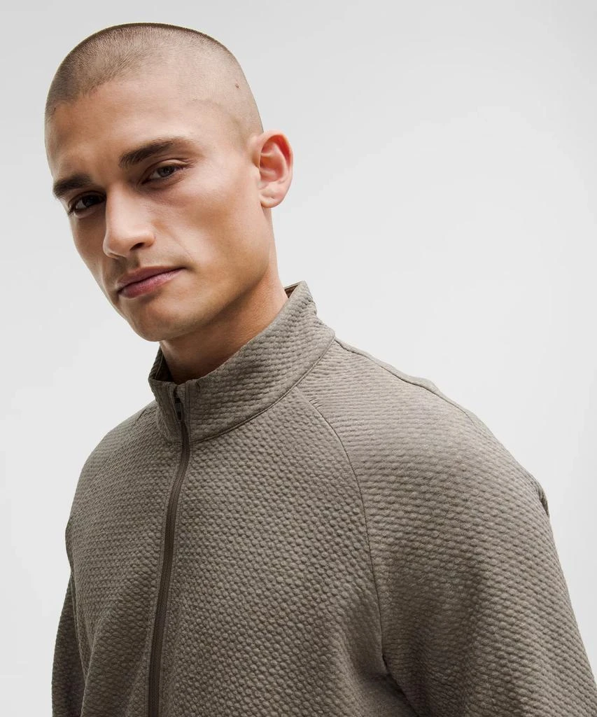 Textured Double-Knit Cotton Half Zip 商品