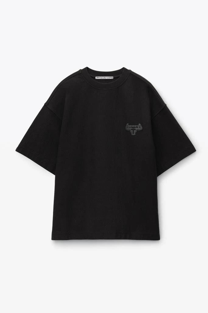 商品Alexander Wang|Beefy Graphic Tee In Japanese Jersey,价格¥1282,第3张图片详细描述