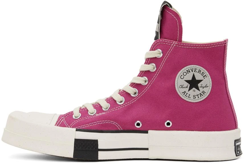 商品Rick Owens|Pink Converse Edition TURBODRK Chuck 70 Sneakers,价格¥834,第3张图片详细描述