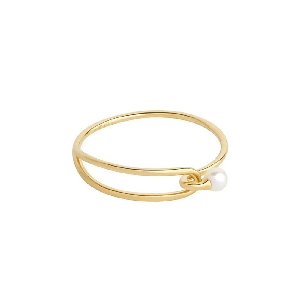 商品Ruifier|Yg astra lunar akoya pearl ring (size 52),价格¥2318,第2张图片详细描述