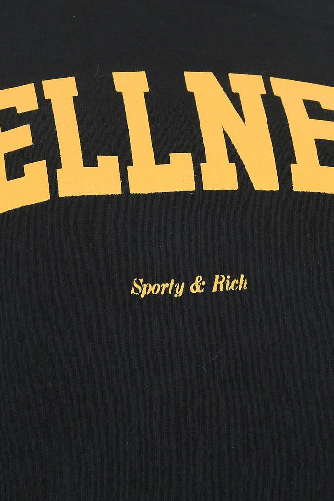 商品Sporty & Rich|Black cotton Wellness sweatshirt,价格¥663,第4张图片详细描述